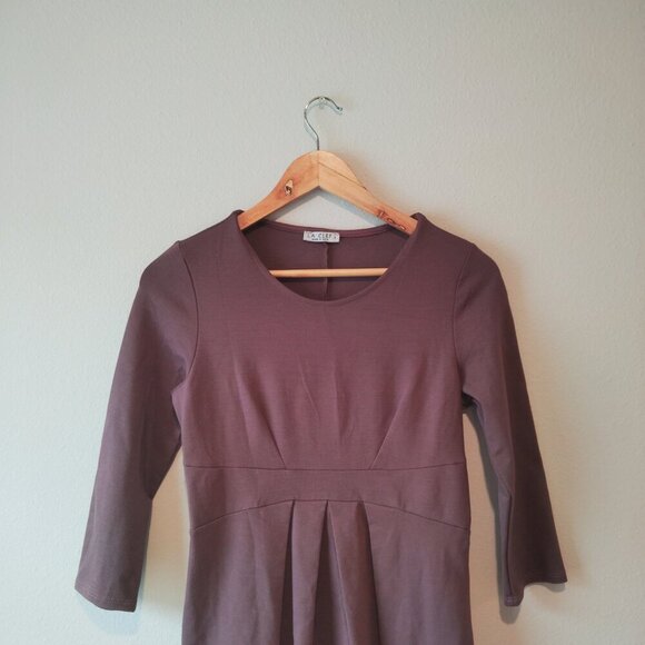 LA CLEF Purple Long Sleeve Dress - Picture 4 of 7